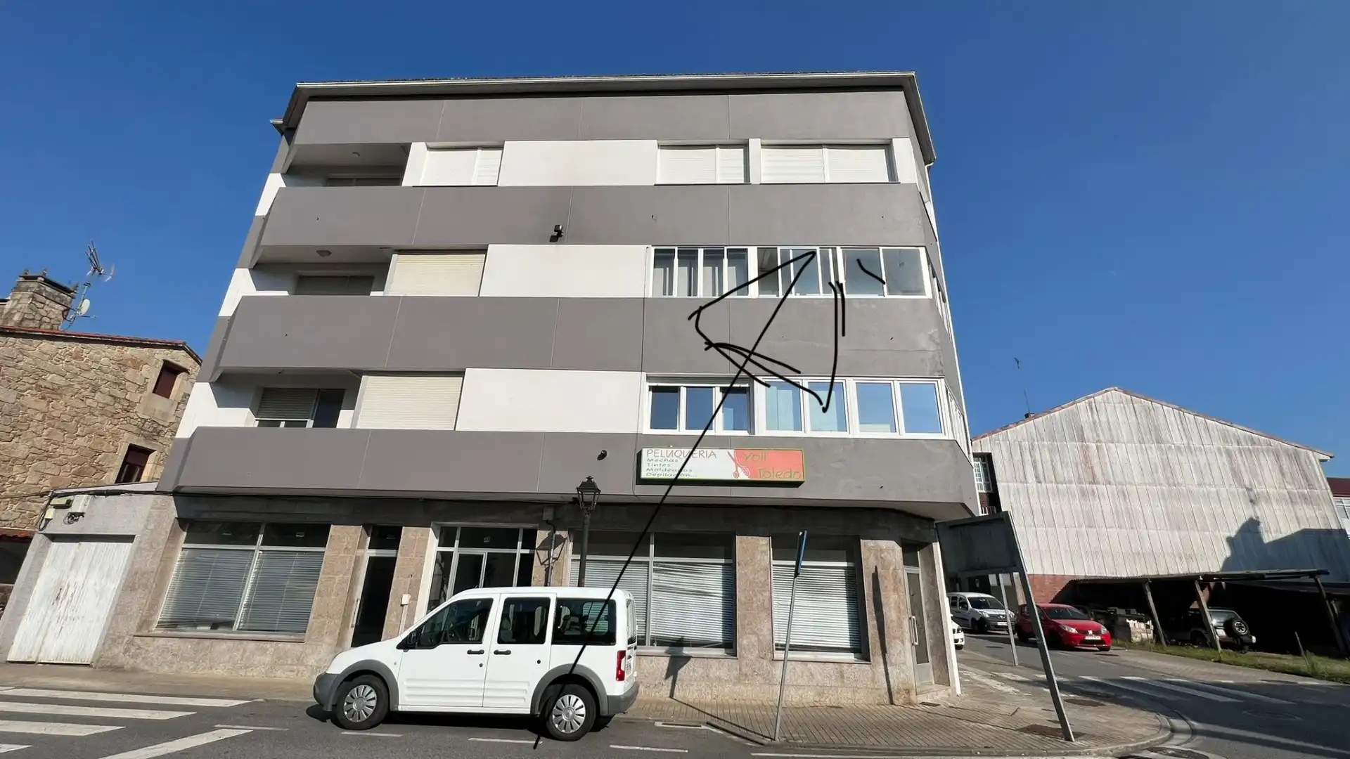Vista exterior de Piso en venta en Cuntis con Amueblado
