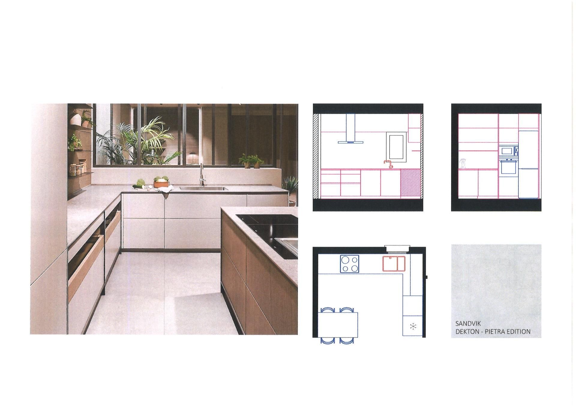 Kitchen of Duplex for sale in Igualada  with Air Conditioner, Heating and Parquet flooring