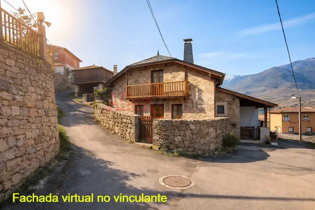 Vista exterior de Casa o chalet en venta en Teverga con Calefacción y Jardín privado