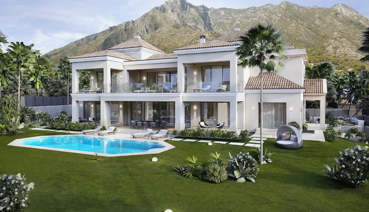Casa amb piscina en venda a Milla de Oro