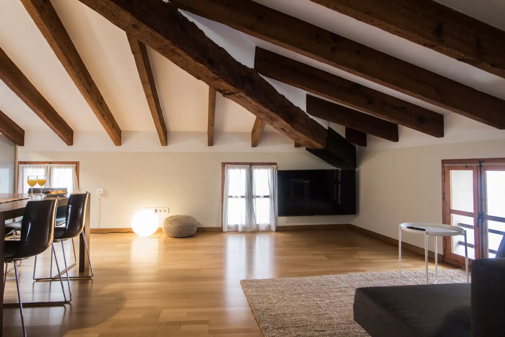 Sala d'estar de Loft de lloguer en Valencia amb Aire condicionat, Calefacció i Parquet