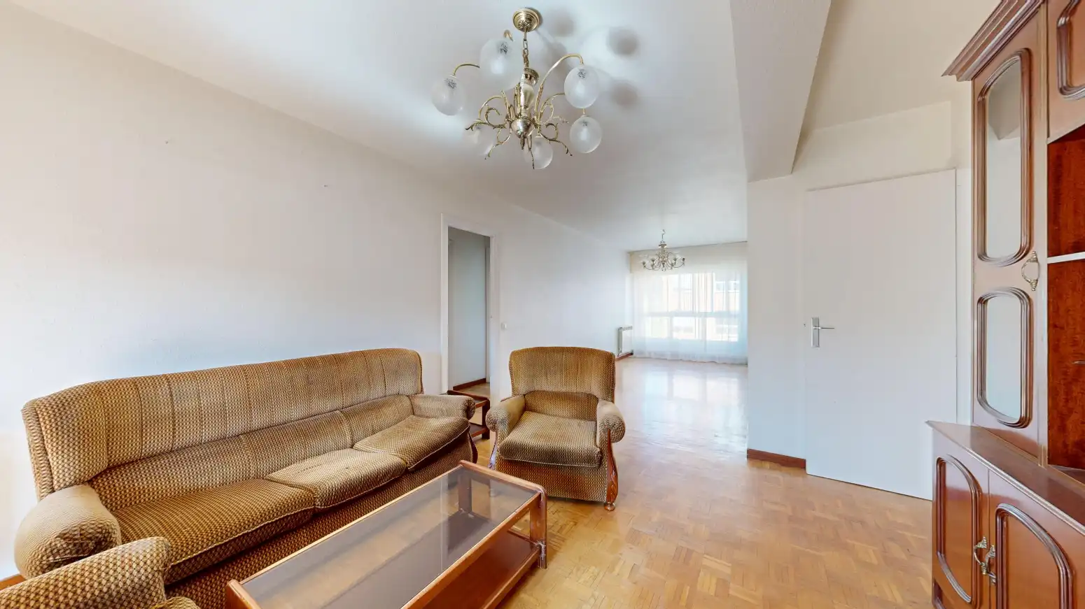 Sala de estar de Piso en venta en Tafalla con Calefacción, Parquet y Terraza