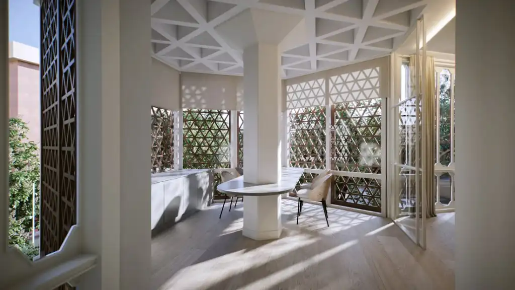 Esszimmer von Wohnungen zum Verkauf in Barcelona mit Klimaanlage, Heizung und Parkett
