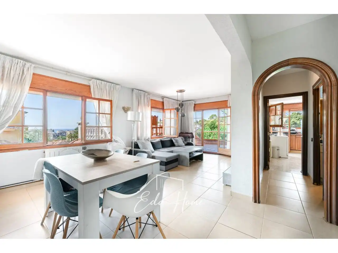 Living room of Houses for sale in Cunit  with Private garden, Terrace and Furnished