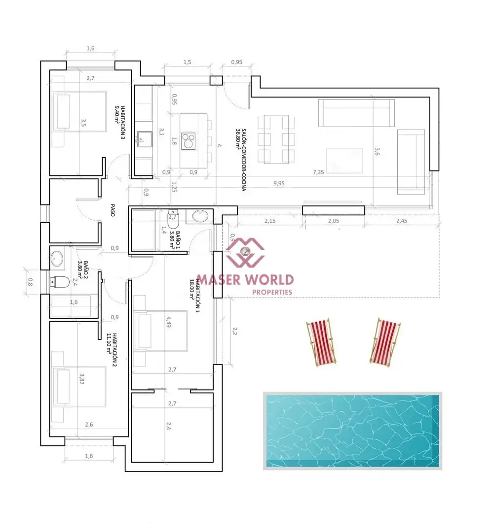 Villa avec piscine à vendre à Hondón de las Nieves / El Fondó de les Neus, imagen 10