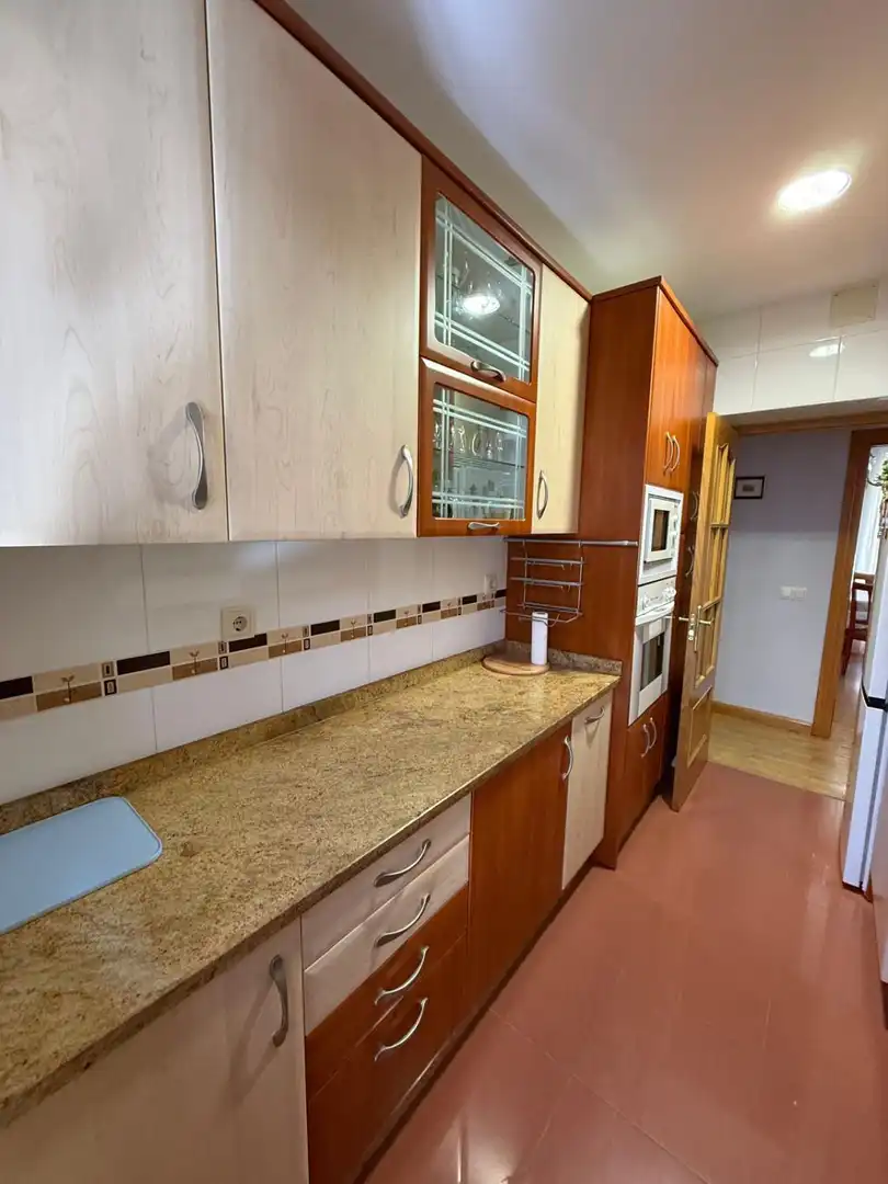 Kitchen of Flat for rent in Salamanca  with Air Conditioner, Heating and Parquet flooring