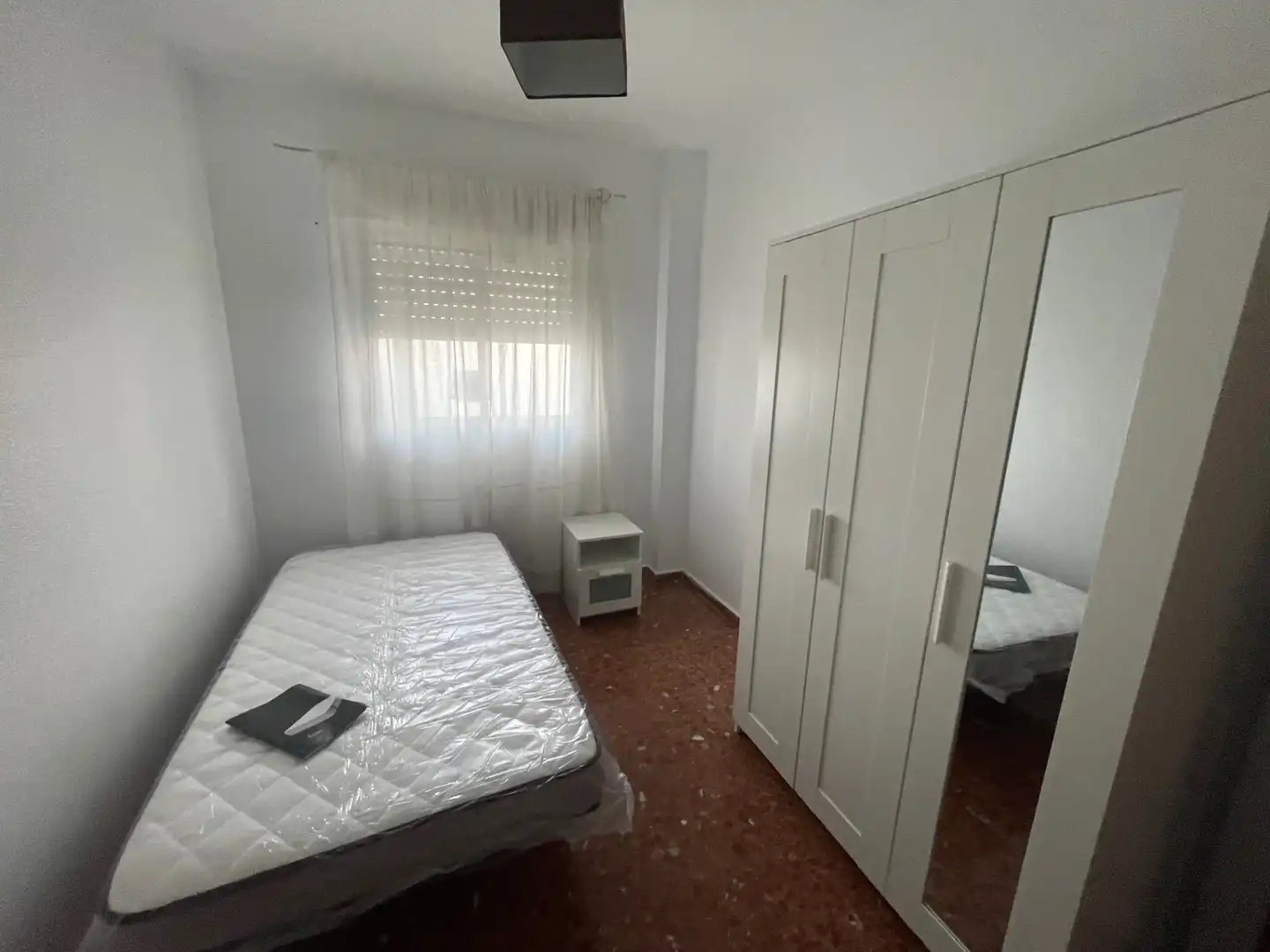 Bedroom of Flat for rent in Almendralejo  with Air Conditioner, Furnished and Washing machine