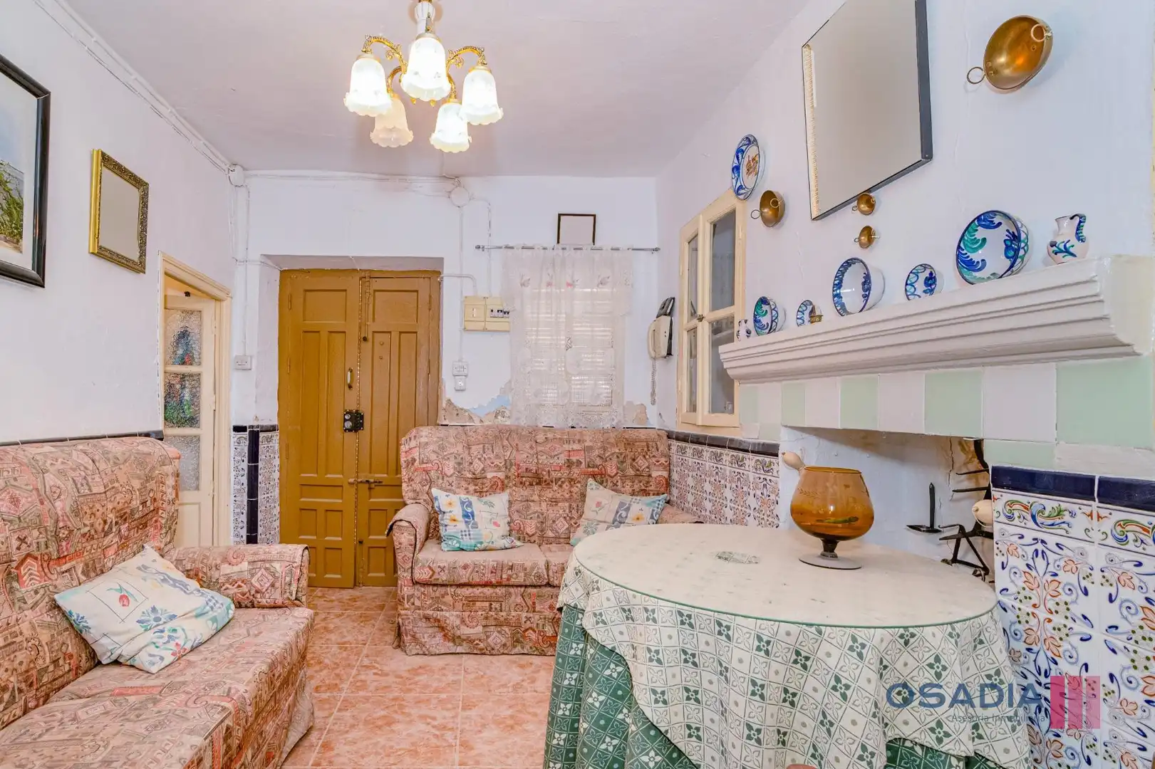 Sala d'estar de Casa adosada en venda en Escúzar