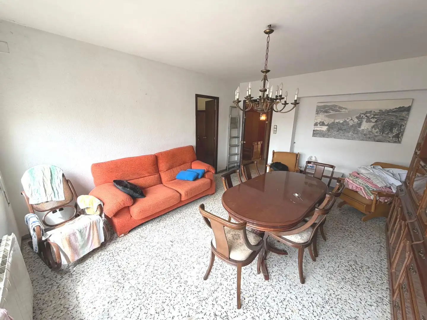 Sala d'estar de Casa o xalet en venda en Tamarite de Litera amb Calefacció, Jardí privat i Terrassa