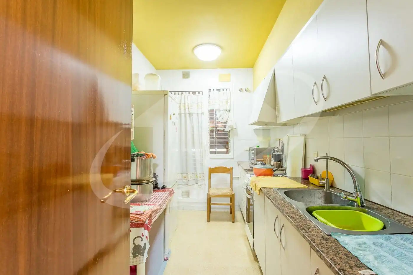 Kitchen of Flat for sale in Sabadell  with Heating and Balcony