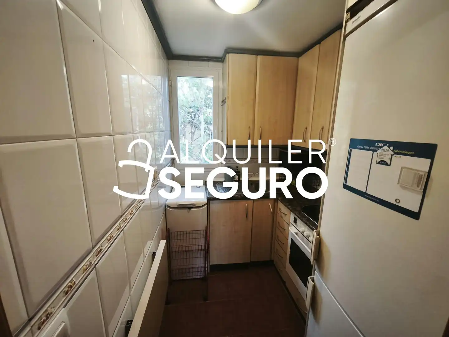 Cuina de Pis de lloguer en Zaragoza amb Aire condicionat, Calefacció i Terrassa