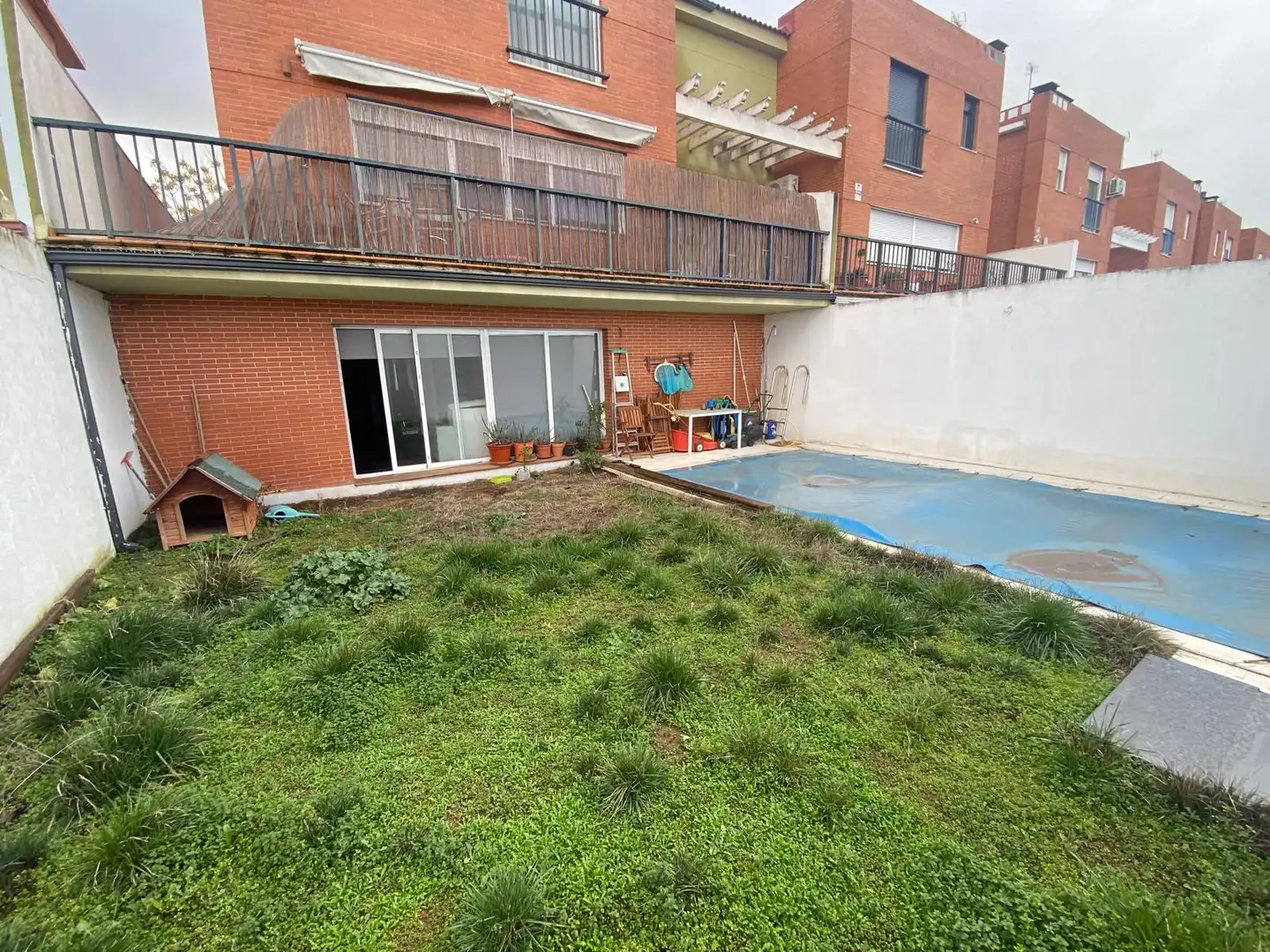 Jardín de Casa adosada en venta en Poblete con Aire acondicionado, Calefacción y Jardín privado