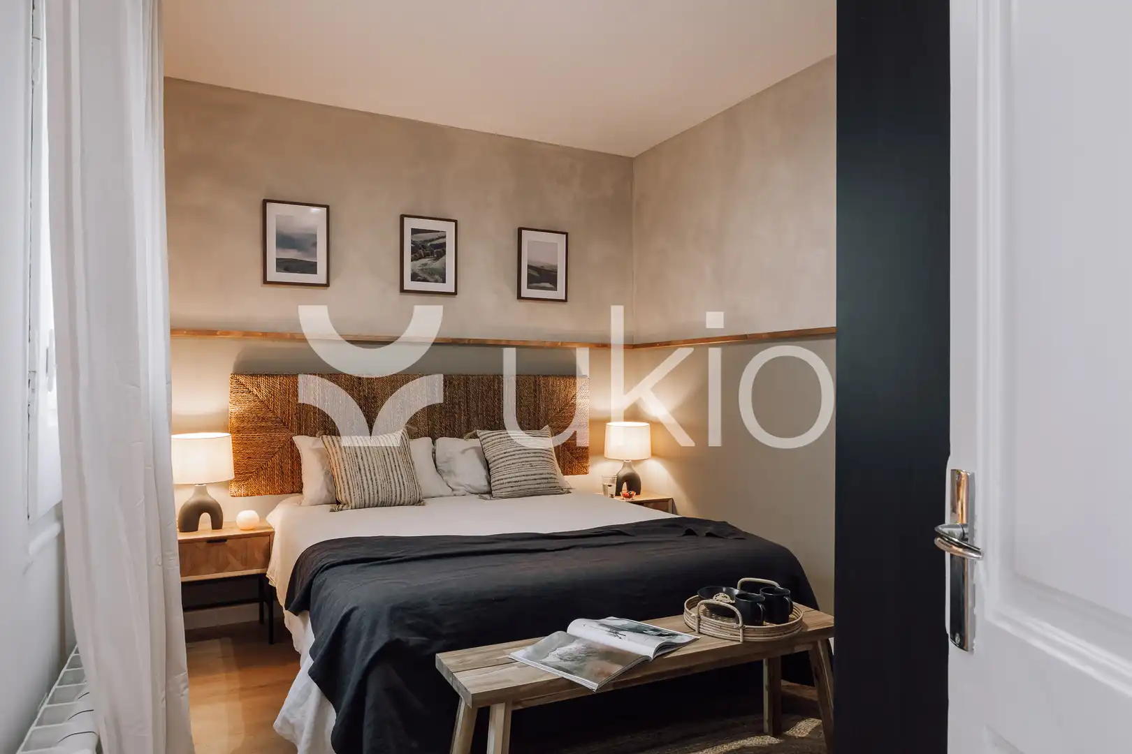 Habitación de Apartamento de alquiler en Barcelona con Aire acondicionado, Calefacción y Amueblado