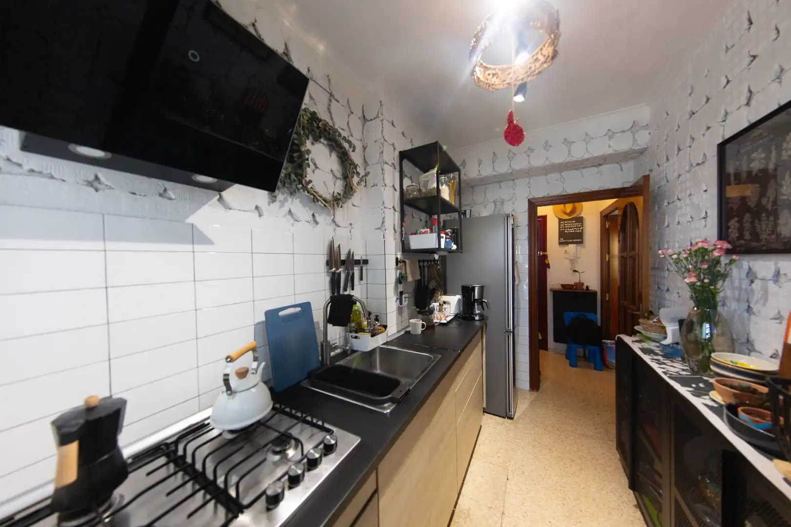 Cuina de Apartament en venda en Alicante / Alacant amb Aire condicionat, Calefacció i Terrassa