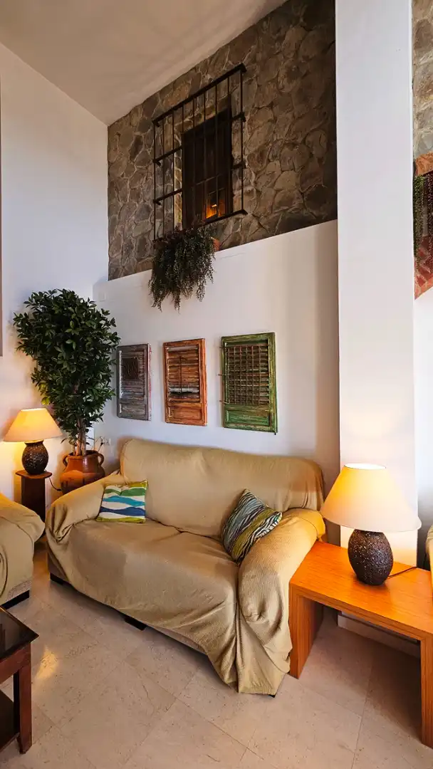 Sala de estar de Casa o chalet en venta en Zufre con Calefacción, Terraza y Trastero