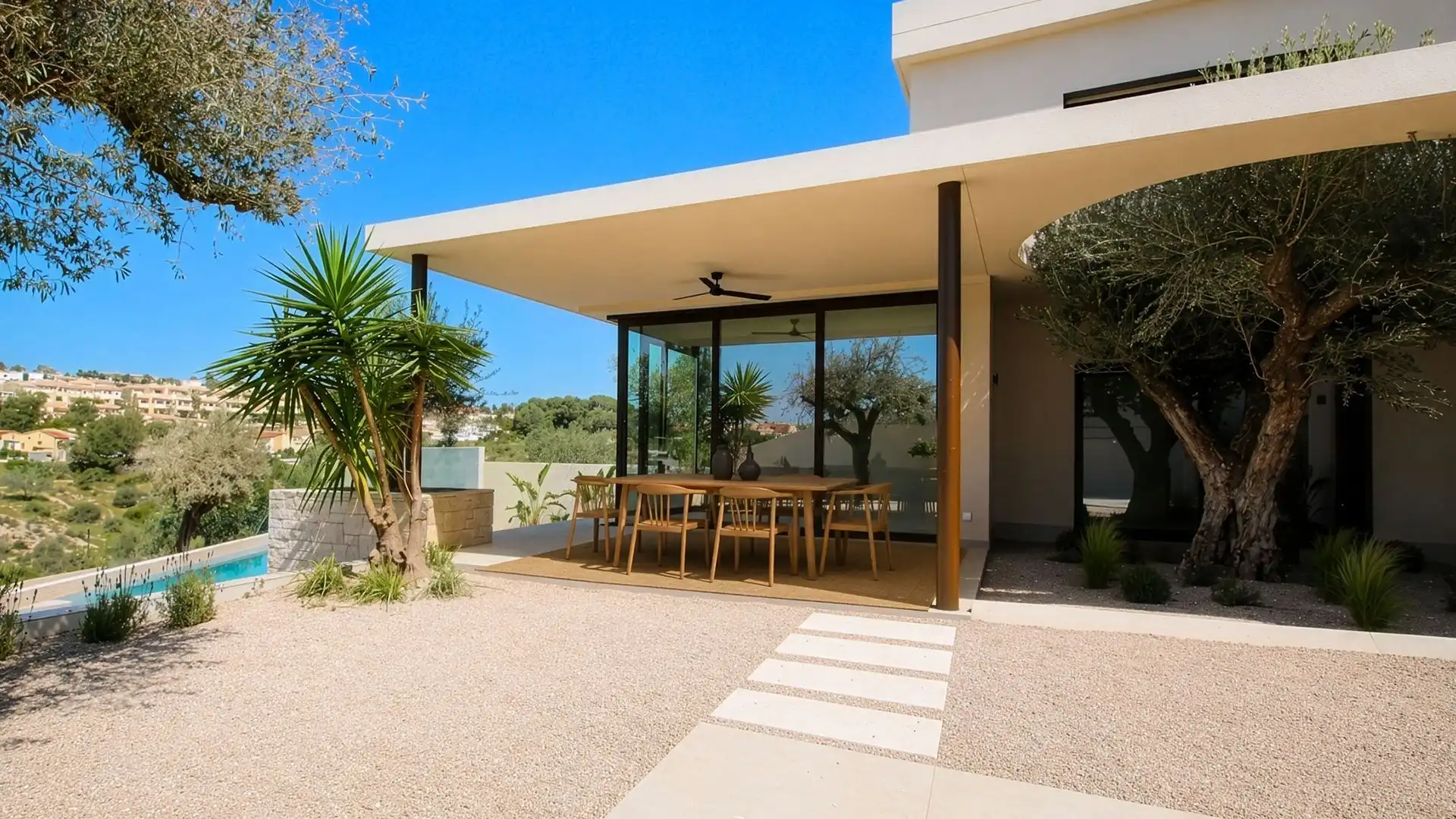 Terrassa de Casa o xalet en venda en Elche / Elx amb Jardí privat, Terrassa i Piscina