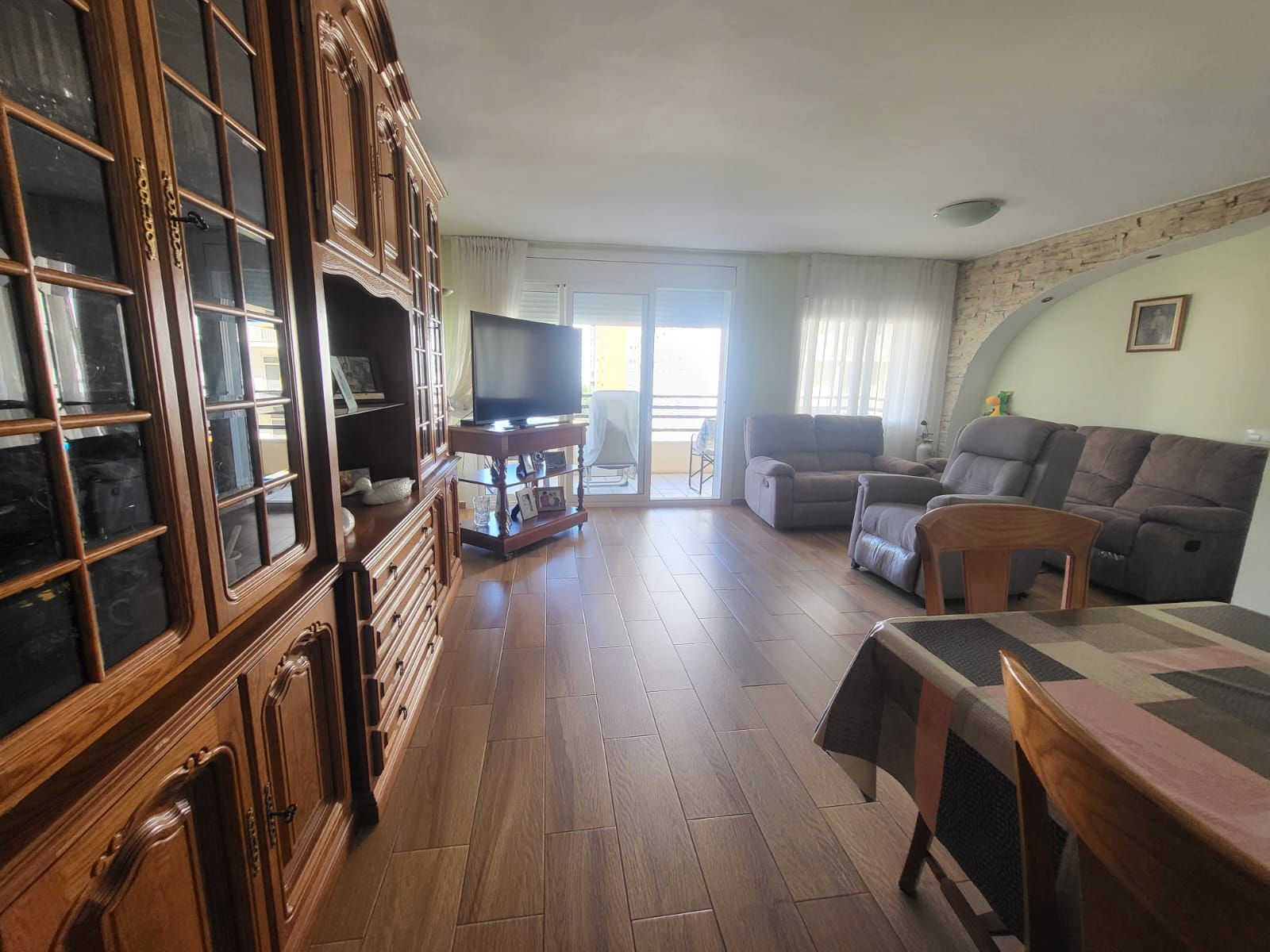 Living room of Flat for sale in Calella  with Air Conditioner, Heating and Private garden