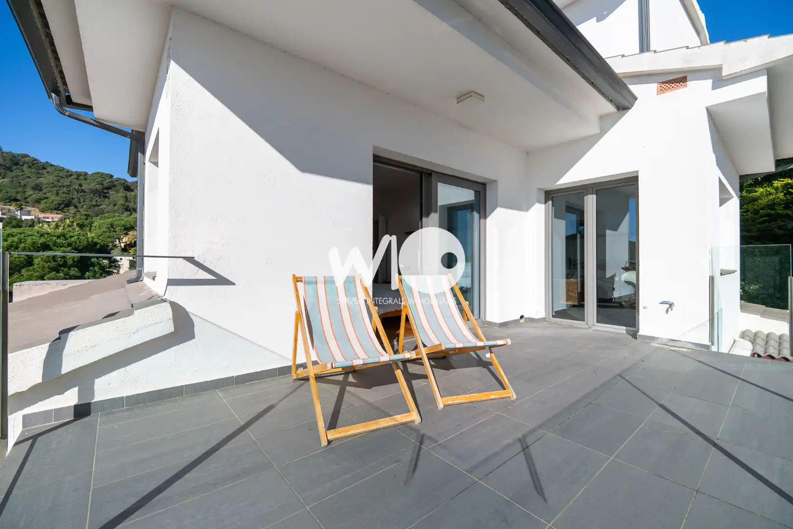 Terraza de Casa o chalet en venta en Blanes con Jardín privado, Terraza y Piscina