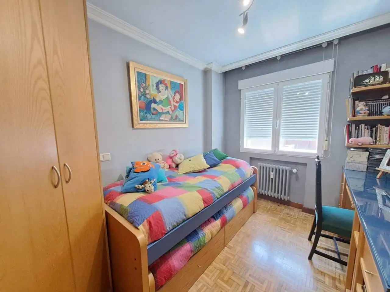 Bedroom of Flat for sale in Burgos  with Heating, Terrace and Alarm
