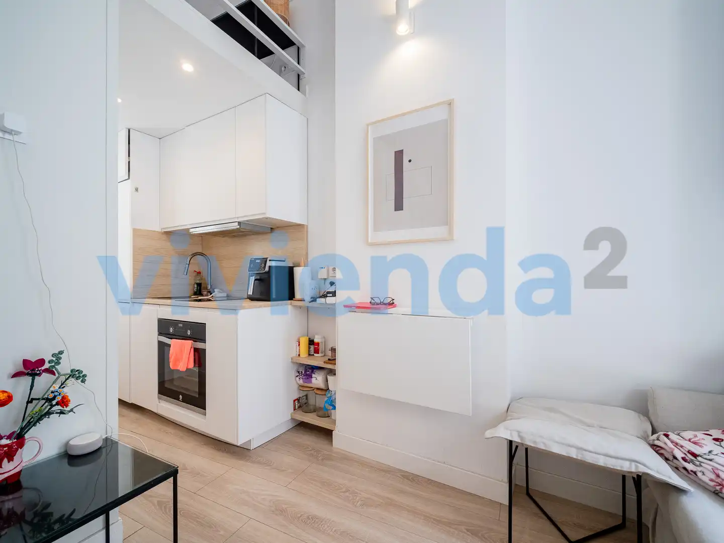 Küche von Wohnung zum Verkauf in Madrid mit Klimaanlage und Heizung