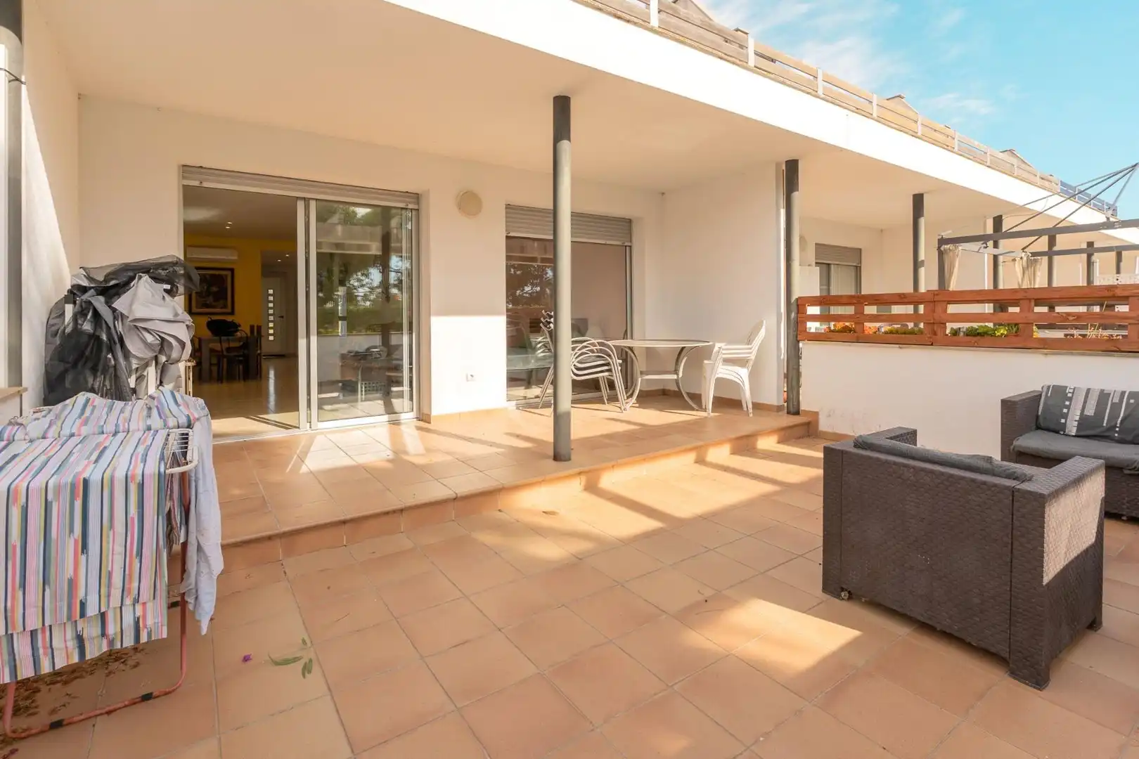 Terrassa de Casa o xalet en venda en Amposta amb Aire condicionat, Jardí privat i Terrassa