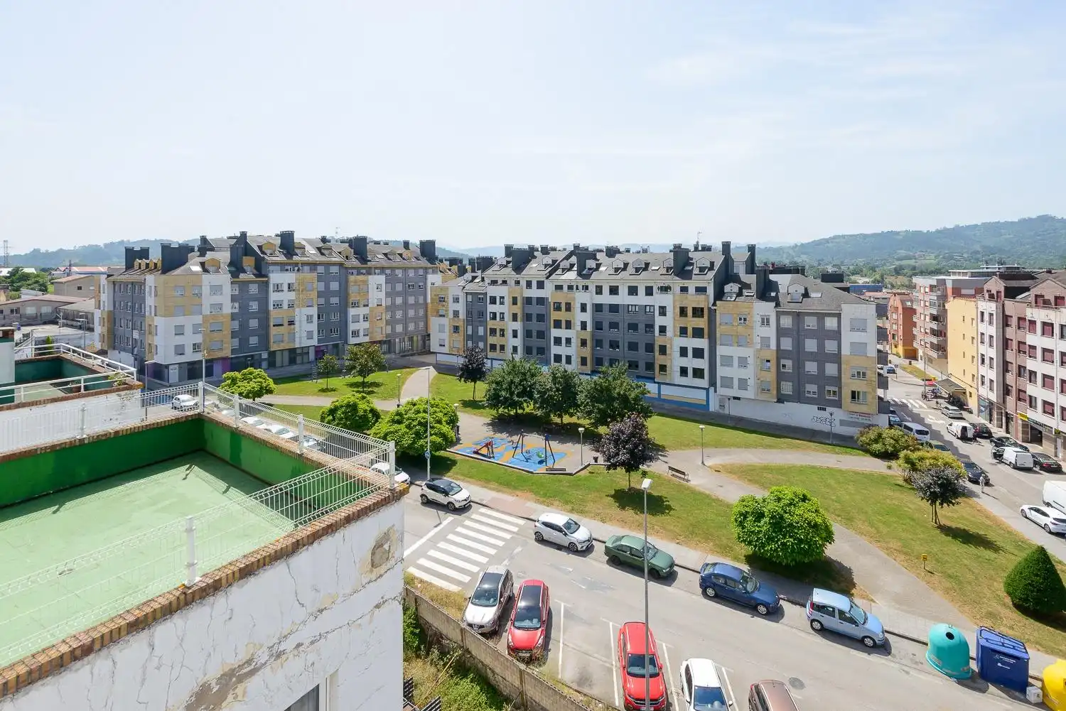 Vista exterior de Piso en venta en Siero con Calefacción, Trastero y Amueblado