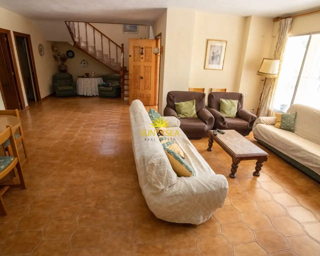 Sala d'estar de Casa o xalet en venda en Las Torres de Cotillas amb Aire condicionat, Calefacció i Jardí privat