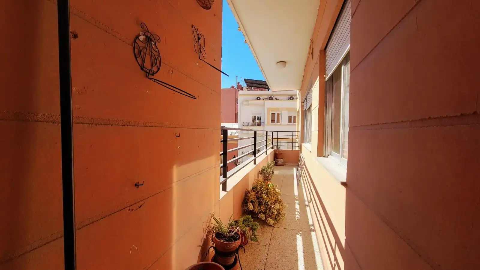 Balcony of Flat for sale in Almería  with Terrace and Furnished