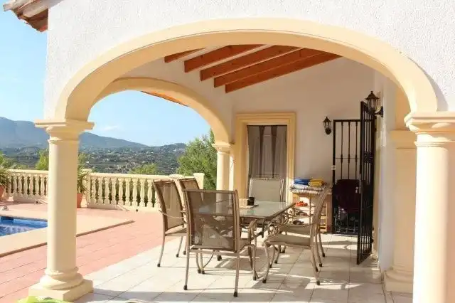 Terrassa de Casa o xalet en venda en Calpe / Calp amb Aire condicionat, Calefacció i Piscina