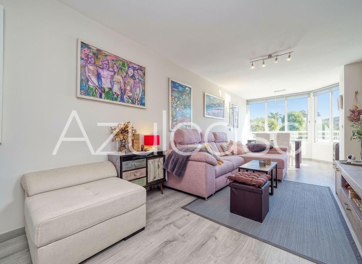 Living room of Flat for sale in Alicante / Alacant  with Air Conditioner, Storage room and Furnished