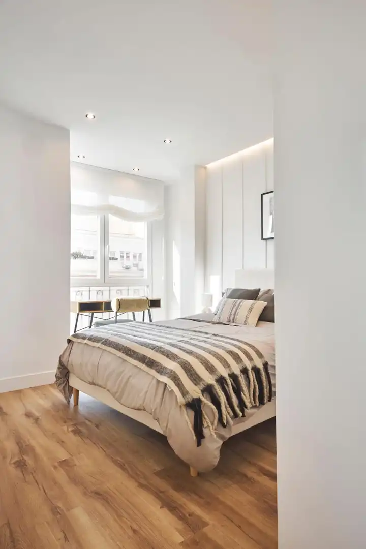 Schlafzimmer von Wohnung zum Verkauf in Madrid mit Klimaanlage, Heizung und Parkett