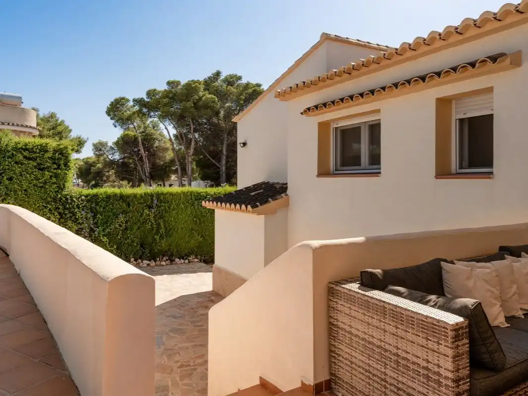 Exterior view of Houses for rent in Jávea / Xàbia  with Air Conditioner, Private garden and Terrace