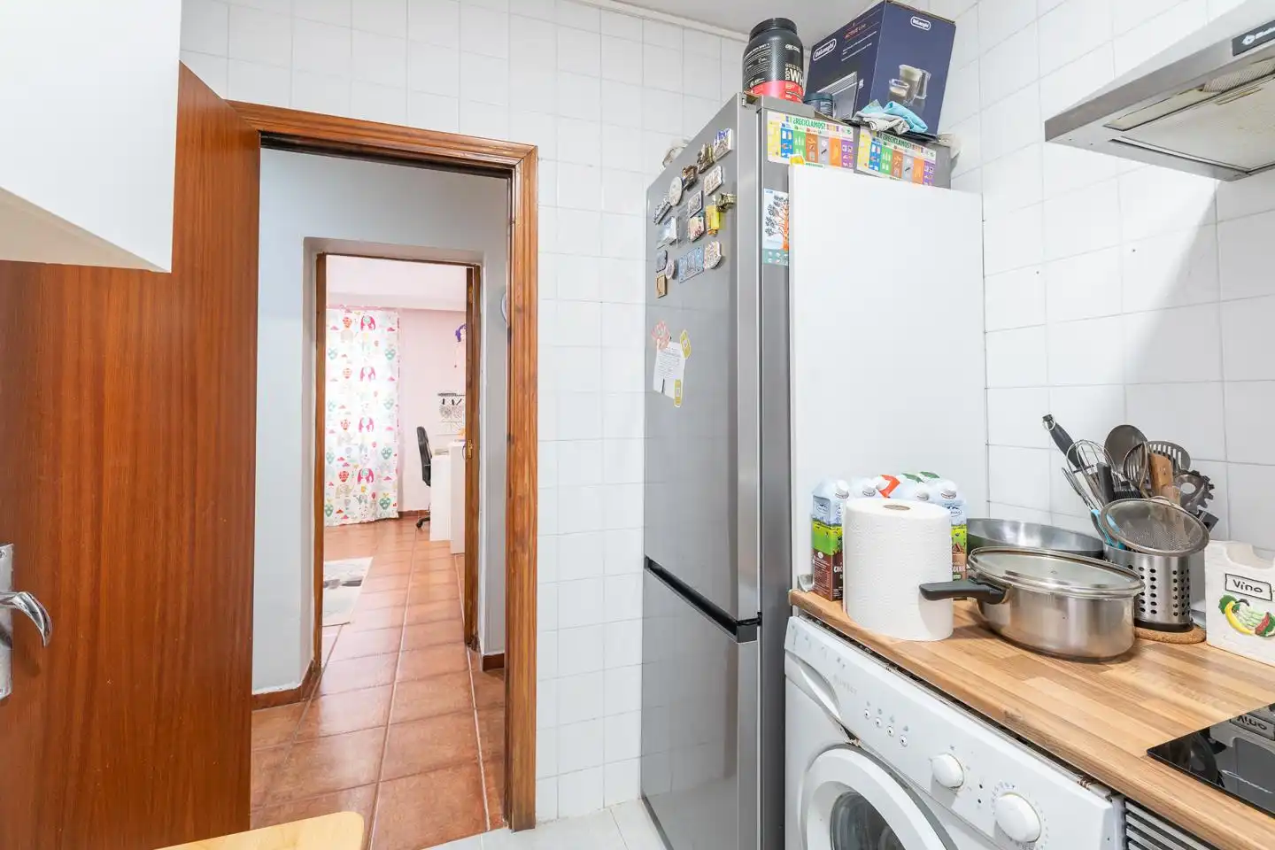 Cocina de Planta baja en venta en Oviedo  con Calefacción y Amueblado