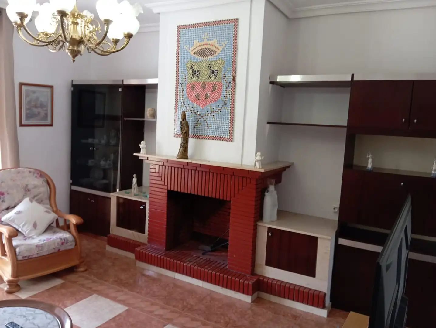 Living room of Flat for sale in Cabra  with Storage room, Furnished and TV