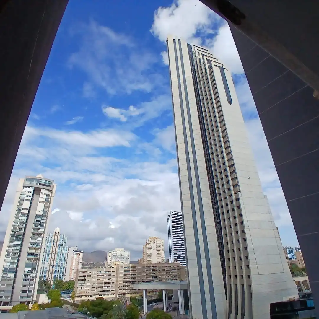 Exterior view of Flat for sale in Finestrat  with Private garden and Community pool