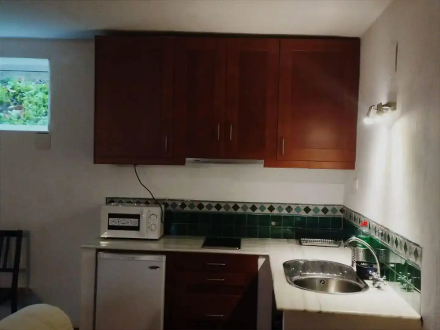 Küche von Wohnung zur Miete in La Taha mit Privatgarten, Abstellraum und Schwimmbad