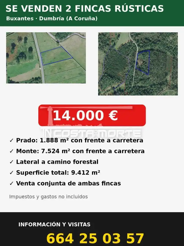Rustikales Grundstück zum Verkauf in Dumbría, imagen 7