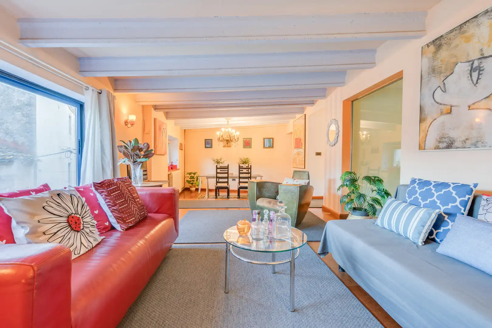 Sala d'estar de Casa adosada en venda en Ullà, Girona