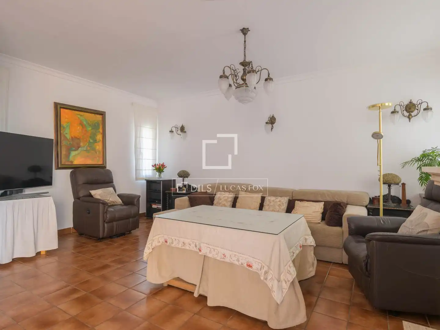 Sala d'estar de Casa o xalet en venda en Rincón de la Victoria amb Aire condicionat, Jardí privat i Terrassa