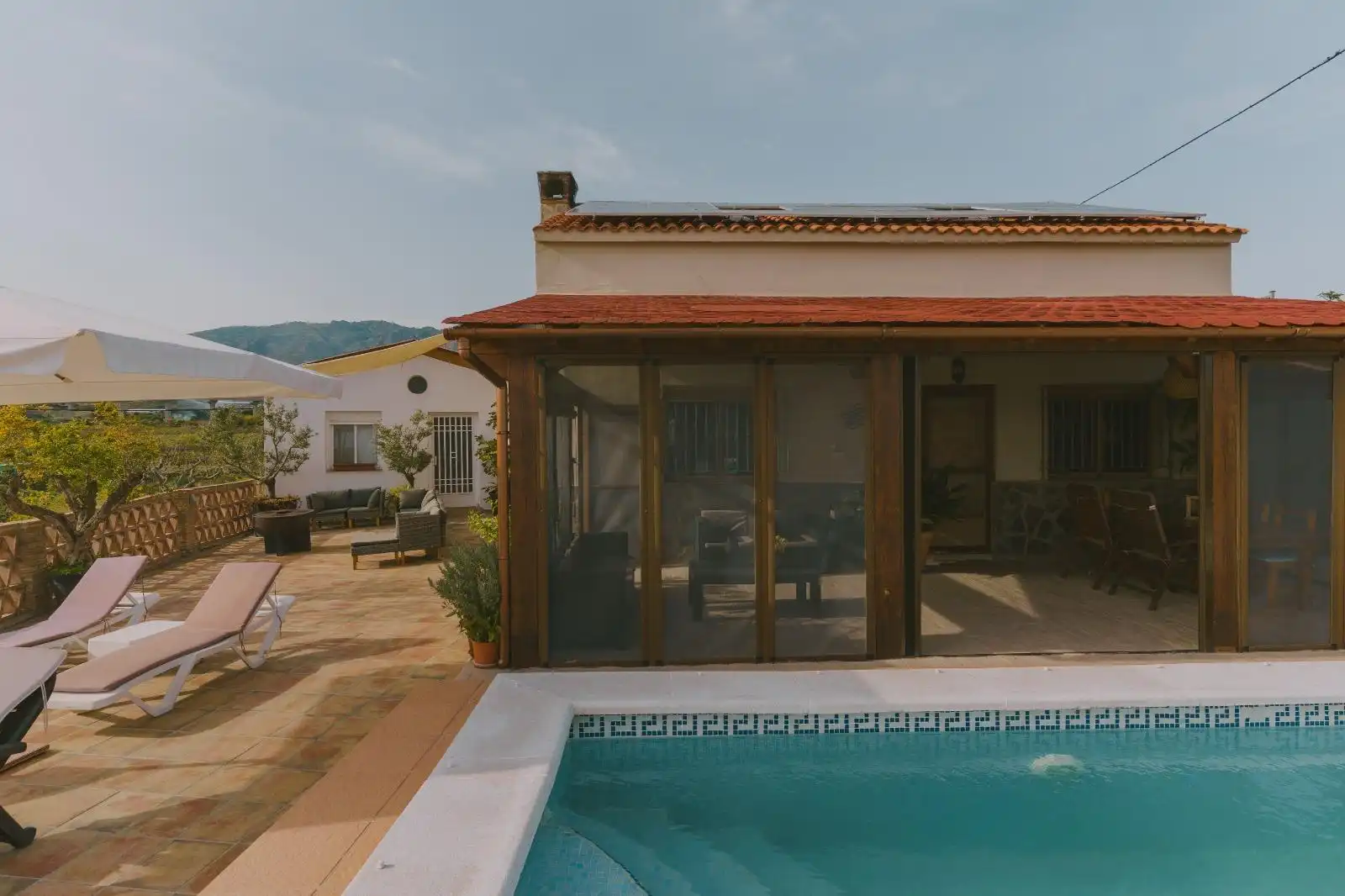 Swimming pool of Country homes for rent in Centro 