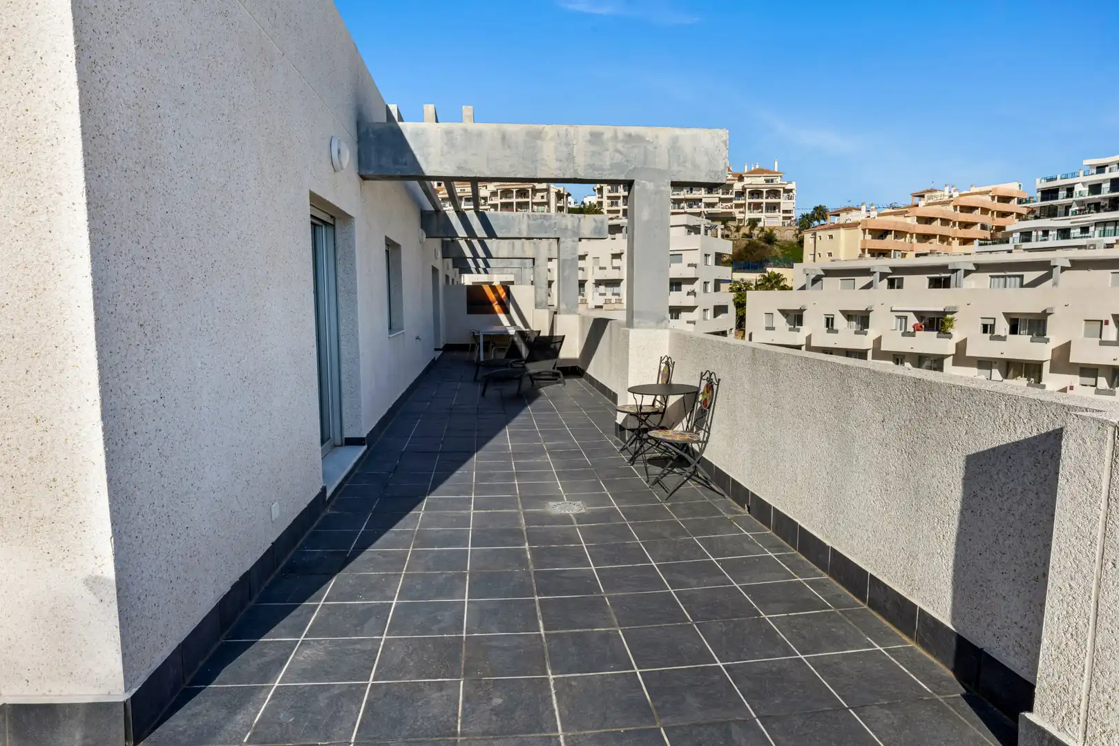 Terrasse von Dachboden zum Verkauf in Mijas mit Klimaanlage, Heizung und Terrasse