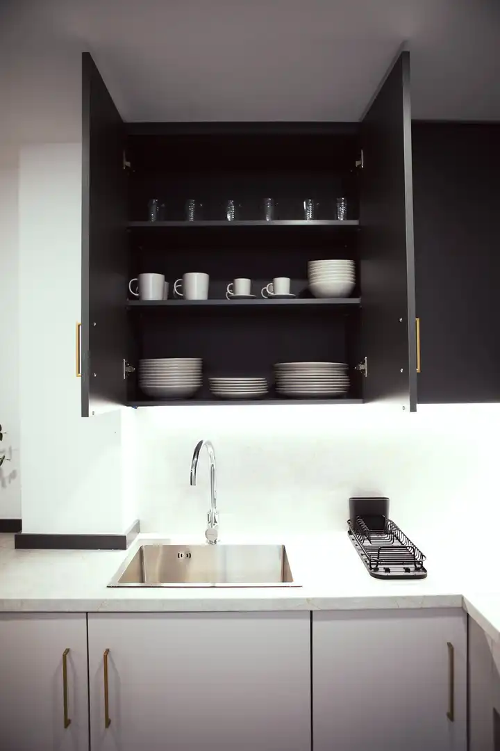 Cocina de Piso de alquiler en Linares con Aire acondicionado, Calefacción y Amueblado