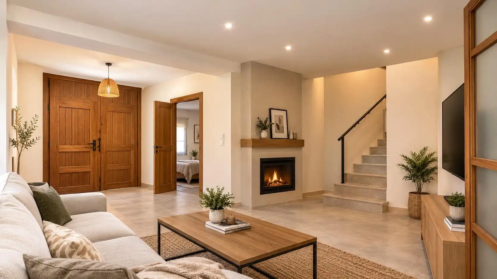 Sala de estar de Casa o chalet en venta en L'Alcúdia, Valencia