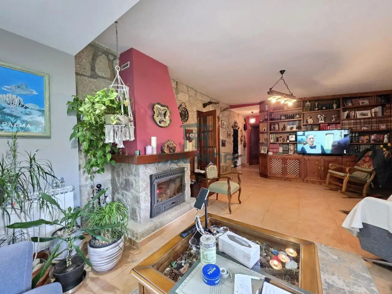 Sala de estar de Casa o chalet en venta en Esgos con Calefacción, Jardín privado y Parquet