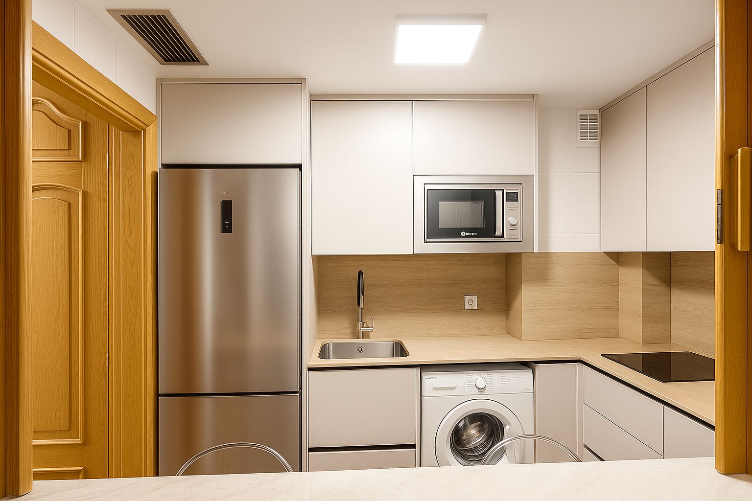 Cuina de Pis de lloguer en  Granada Capital amb Aire condicionat