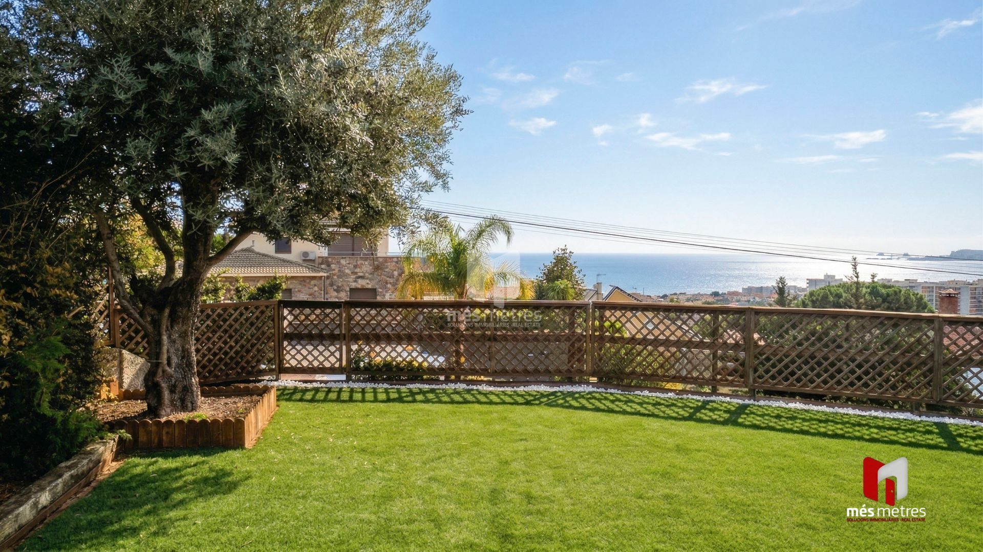 Garden of Houses for rent in Teià  with Air Conditioner, Heating and Private garden