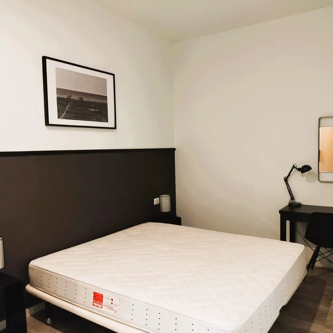 Schlafzimmer von Wohnung zur Miete in Barcelona mit Klimaanlage, Heizung und Möbliert