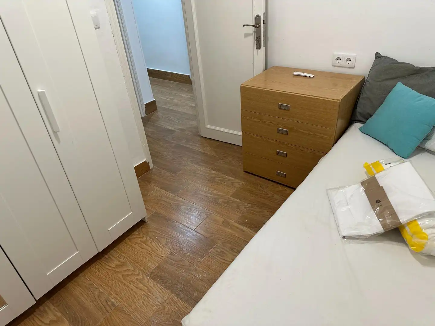 Schlafzimmer von Wohnung zur Miete in Murcia mit Möbliert