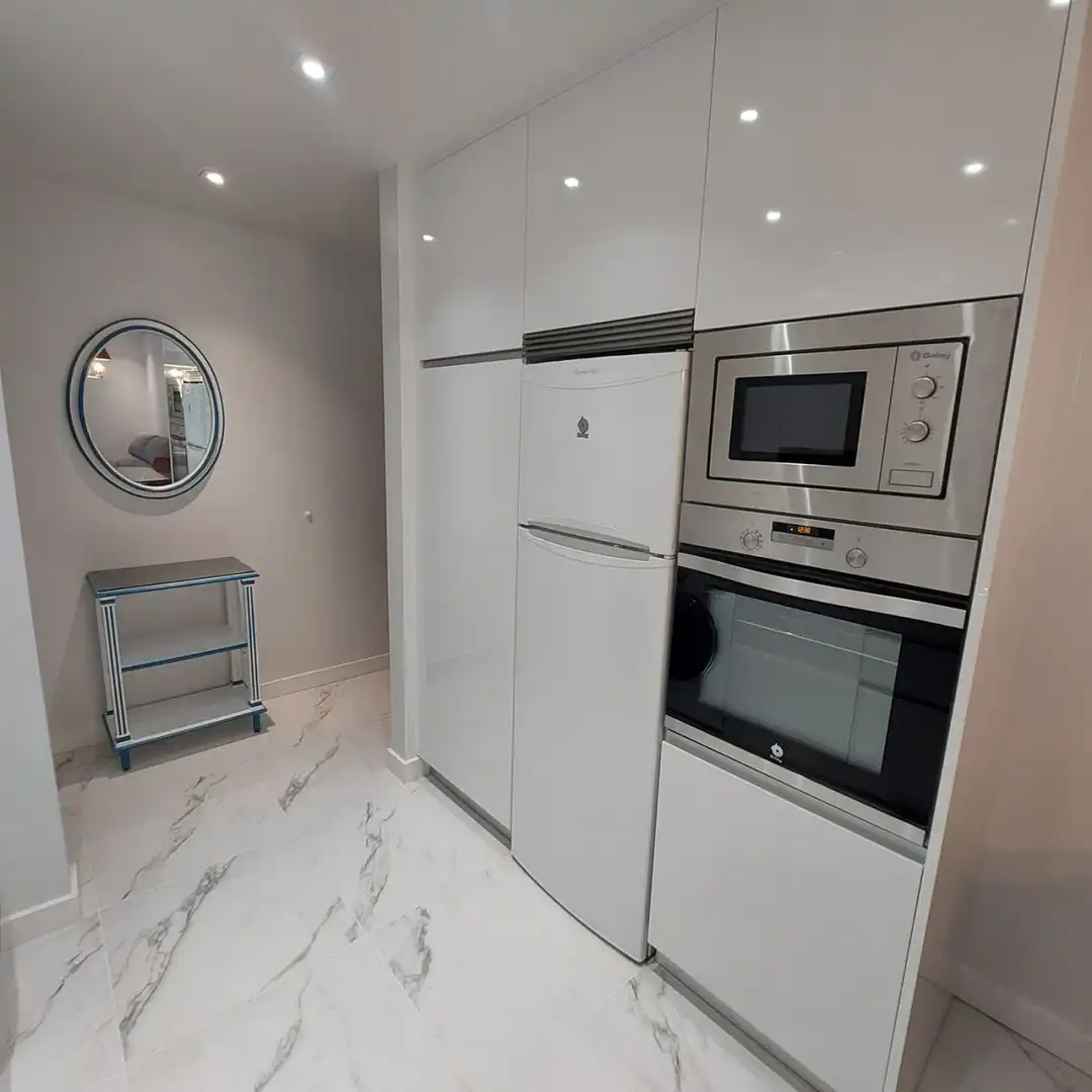 Cocina de Piso de alquiler en Madrid con Calefacción y Terraza