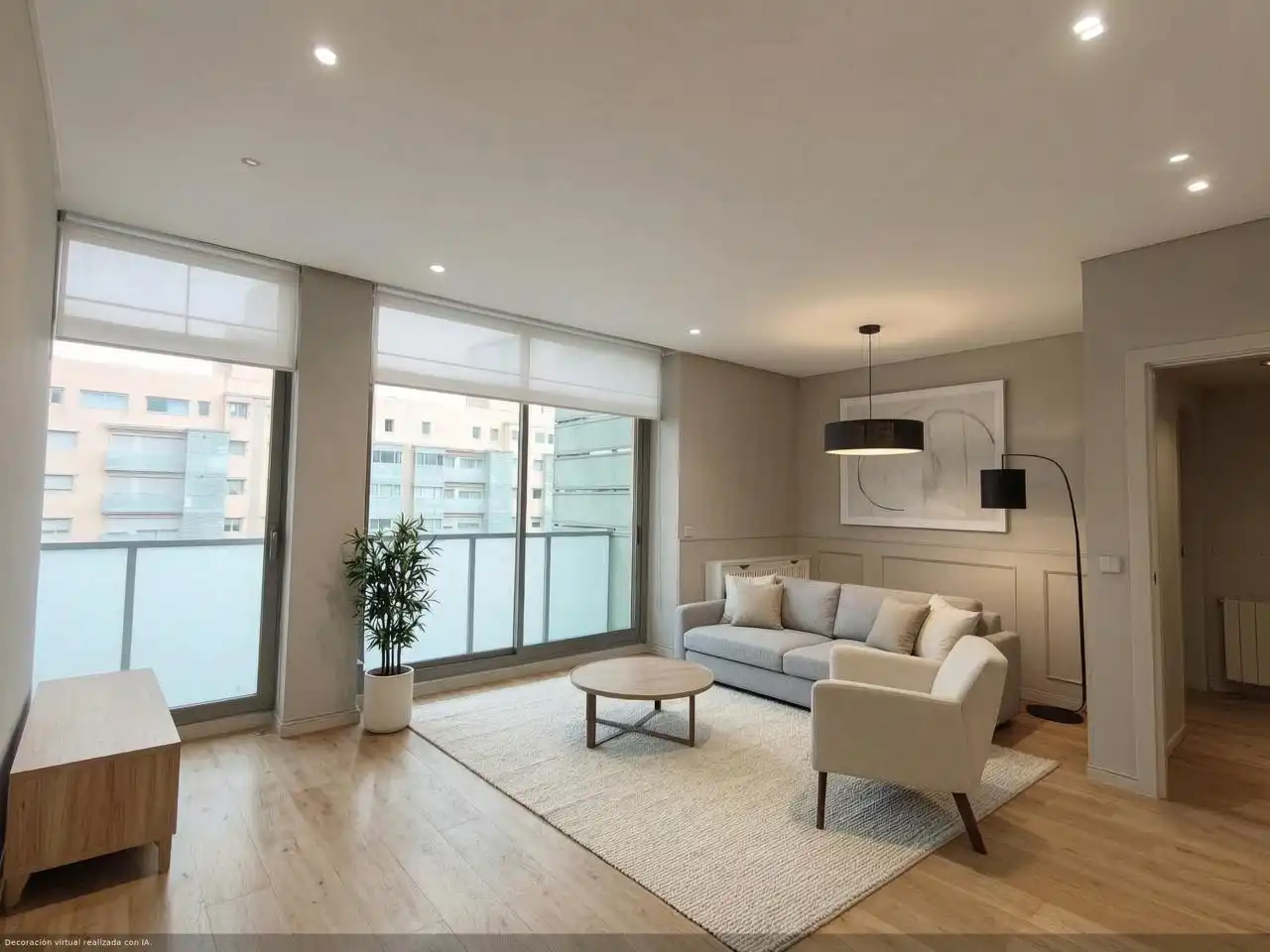 Living room of Flat for sale in Madrid  with Air Conditioner, Heating and Terrace